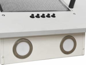 Okap vidaXL vidaXL Okap kuchenny, 90 cm, stal nierdzewna i hartowane szkło, biały 7