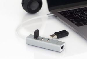 HUB USB Digitus 1x RJ-45  + 3x USB-A 2.0 (DA-70253) 2