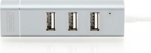 HUB USB Digitus 1x RJ-45  + 3x USB-A 2.0 (DA-70253) 4