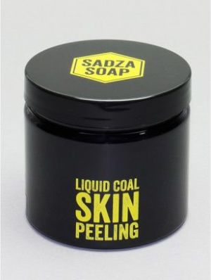 Sadza Soap Peeling do twarzy i ciała z aktywnym węglem ze Śląska 250 ml 1