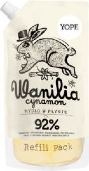 Yope Mydło w płynie Wanilia Cynamon 500 ml - opakowanie uzupełniające 1