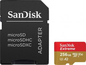 Karta SanDisk Extreme MicroSDXC 256 GB Class 10 UHS-I/U3 A2 V30 (SDSQXAV-256G-GN6MA) 3