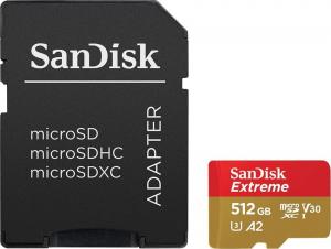 Karta SanDisk Extreme MicroSDXC 512 GB Class 10 UHS-I/U3 A2 V30 (SDSQXAV-512G-GN6MA) 3