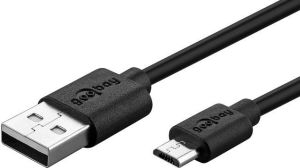 Kabel USB Gembird USB-A - microUSB 1 m Czarny (46800) 1