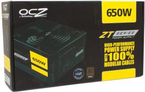 Zasilacz OCZ ZT 650W (ZT650W-UK) +KABEL 6
