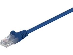 MicroConnect U/UTP CAT5e 0.25M Blue PVC - B-UTP50025B 1