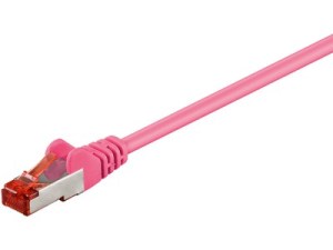 MicroConnect S/FTP CAT6 0.15m Pink LSZH - SSTP60015PI 1