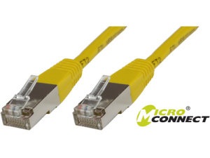 MicroConnect S/FTP CAT6 0.15m Yellow LSZH - SSTP60015Y 1