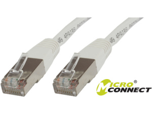 MicroConnect S/FTP CAT6 0.25m White LSZH - SSTP60025W 1