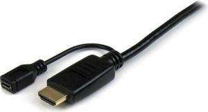 Kabel StarTech HDMI - D-Sub (VGA) + micro USB 0.9m czarny (HD2VGAMM3) 2