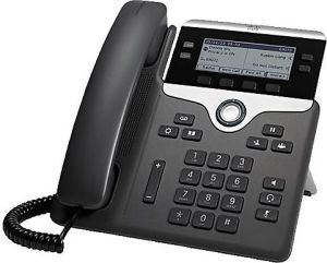 Telefon Cisco Cisco CP-7841-3PCC-K9=, VoIP telefon, 4line, 2x10/100/1000, displej, PoE 1