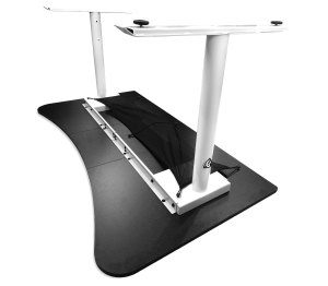 Biurko Arozzi Arena Biało-Czarne 160 cmx82 cm 4