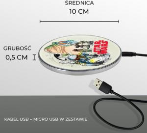 Ładowarka Babaco Gwiezdne Wojny 002 Indukcyjna 2 A (SWCHWSW002) 4