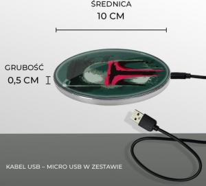 Ładowarka Babaco Bobba Fett 001 Indukcyjna 2 A (SWCHWBOBA001) 2