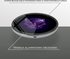 Ładowarka Babaco Czarna Pantera 001 Indukcyjna 2 A (MCHWBPANT001) 3