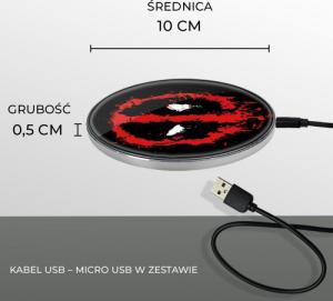 Ładowarka Babaco Deadpool 001 Indukcyjna 2 A (MCHWDPOOL001) 2