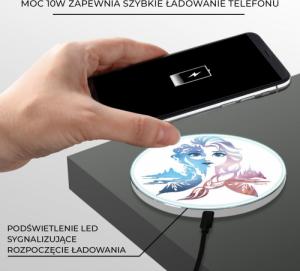 Ładowarka Babaco Kraina Lodu 002 Indukcyjna 2 A (DCHWFROZEN002) 4