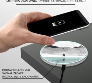 Ładowarka Babaco Kraina Lodu 003 Indukcyjna 2 A (DCHWFROZEN003) 4