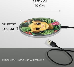 Ładowarka Babaco Simba i Przyjaciele 001 Indukcyjna 2 A (DCHWSIMBAF001) 2