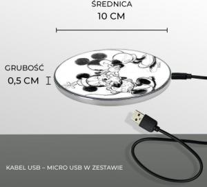 Ładowarka Babaco Minnie i Mickey 002 Indukcyjna 2 A (DCHWMM002) 2