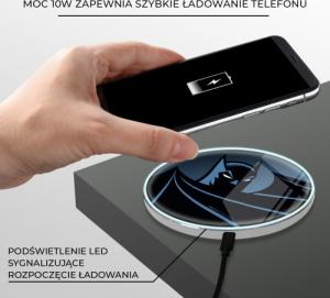 Ładowarka Babaco Batman 002 Indukcyjna 2 A (WCHWBATMAN002) 4