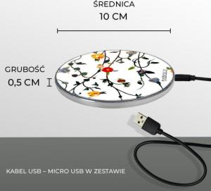 Ładowarka Babaco Kwiaty 008 Indukcyjna 2 A (BCHWFLOW008) 2