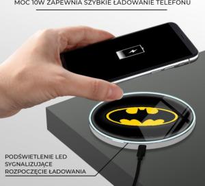 Ładowarka Babaco Batman 001 Indukcyjna 2 A (WCHWBATMAN001) 4