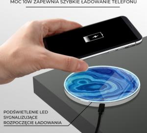 Ładowarka Babaco Marble 004 Indukcyjna 2 A (BCHWMRB004) 4