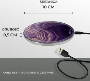 Ładowarka Babaco Marble 007 Indukcyjna 2 A (BCHWMRB007) 2