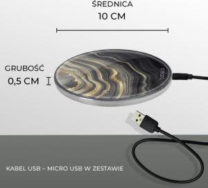 Ładowarka Babaco Marble 009 Indukcyjna 2 A (BCHWMRB009) 2