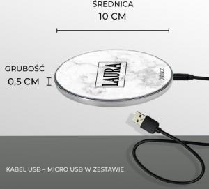 Ładowarka Babaco Monogram 013 Indukcyjna 2 A (BCHWPER013) 2