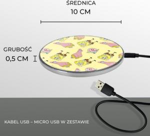 Ładowarka Babaco SpongeBob 001 Indukcyjna 2 A (NCHWSBOB001) 2
