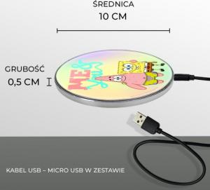 Ładowarka Babaco SpongeBob 004 Indukcyjna 2 A (NCHWSBOB004) 2