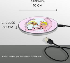 Ładowarka Babaco SpongeBob 005 Indukcyjna 2 A (NCHWSBOB005) 2
