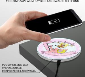 Ładowarka Babaco SpongeBob 005 Indukcyjna 2 A (NCHWSBOB005) 3