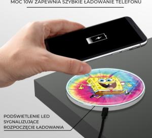 Ładowarka Babaco SpongeBob 006 Indukcyjna 2 A (NCHWSBOB006) 3