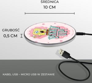 Ładowarka Babaco SpongeBob 007 Indukcyjna 2 A (NCHWSBOB007) 2