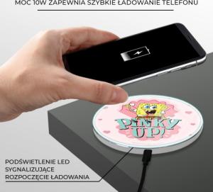 Ładowarka Babaco SpongeBob 007 Indukcyjna 2 A (NCHWSBOB007) 3