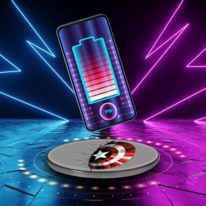 Ładowarka Babaco Kapitan Ameryka 023 Indukcyjna 2 A (MCHWCAPAM001) 11