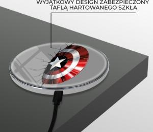 Ładowarka Babaco Kapitan Ameryka 023 Indukcyjna 2 A (MCHWCAPAM001) 5