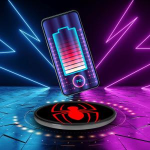 Ładowarka Babaco Spider Man 018 Indukcyjna 2 A (MCHWSPIDERM004) 11