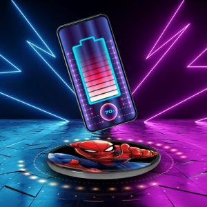 Ładowarka Babaco Spider Man 022 Indukcyjna 2 A (MCHWSPIDERM003) 11