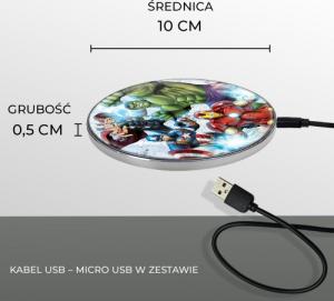 Ładowarka Babaco Avengers 003 Indukcyjna 2 A (MCHWAVEN007) 2