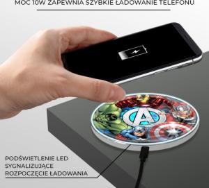 Ładowarka Babaco Avengers 002 Indukcyjna 2 A (MCHWAVEN006) 4