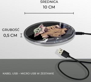 Ładowarka Babaco Baby Yoda 025 Indukcyjna 2 A (SWCHWBYODA010) 2