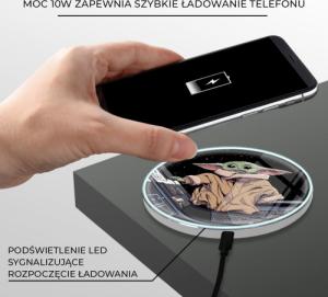 Ładowarka Babaco Baby Yoda 025 Indukcyjna 2 A (SWCHWBYODA010) 4