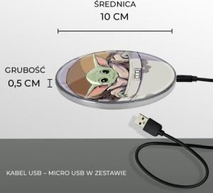 Ładowarka Babaco Baby Yoda 026 Indukcyjna 2 A (SWCHWBYODA009) 2