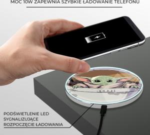 Ładowarka Babaco Baby Yoda 026 Indukcyjna 2 A (SWCHWBYODA009) 5