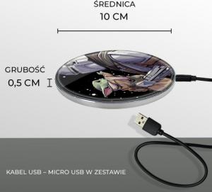 Ładowarka Babaco Baby Yoda 019 Indukcyjna 2 A (SWCHWBYODA006) 2