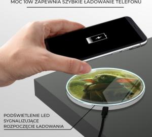 Ładowarka Babaco Baby Yoda 017 Indukcyjna 2 A (SWCHWBYODA005) 4